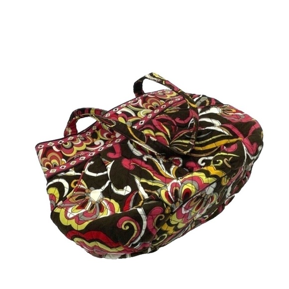 Vera Bradley‎ Retired Puccini Shoulder Bag; Floral; Fall Colors - Picture 3 of 7